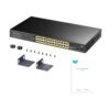 GS1028PS2 wr 04-1 Cudy 24-Port Gigabit PoE+ Unmanaged Switch