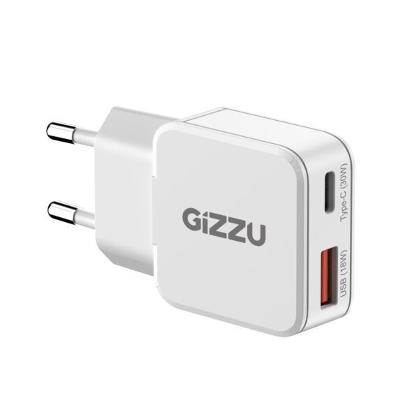 Gizzu 2-Port 30W GaN Wall Charger