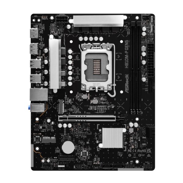 H810M-P GEN5 ASROCK H810M-P Gen 5 Intel LGA 1851 M-AT wr 02 ASROCK H810M-P Gen 5 Intel LGA 1851 M-ATX Motherboard