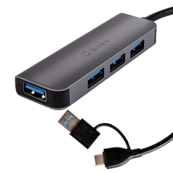 HB109-wr-04a WINX CONNECT Simple USB/Type-C Hub