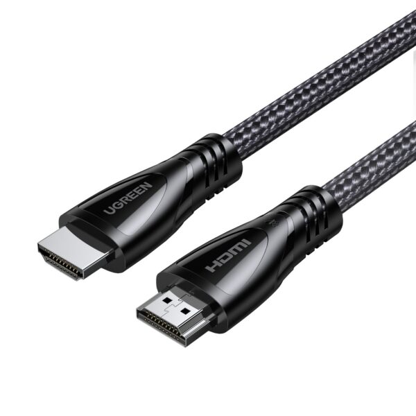 HD140-80401 UGreen-HDMI-2.1-Male-to-Male-Cable-1M wr 01a UGREEN HDMI 2.1 Male to Male Cable 1M (8K@60Hz | 4K@120Hz) - Black