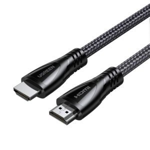 HD140-80405 UGreen-HDMI-2.1-Male-to-Male-Cable-5M wr 01a UGREEN HDMI 2.1 Male to Male Cable 5M (8K@60Hz | 4K@120Hz) – Black