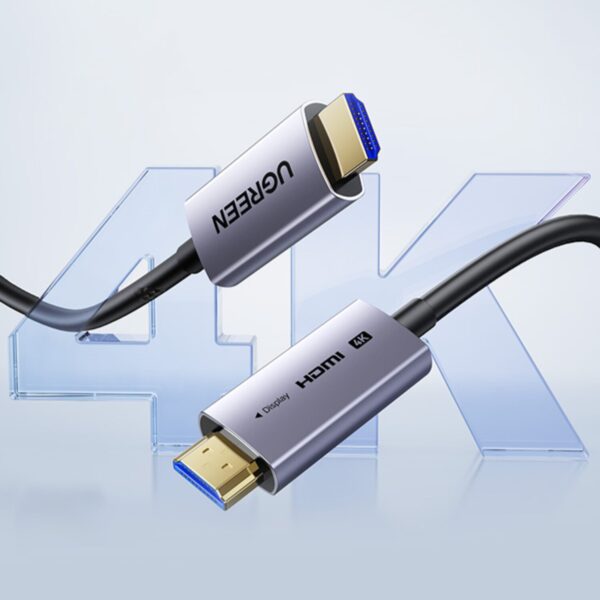 HD178-45504 UGREEN HDMI 4K Cable Male to Male 15m - wr 06 UGREEN HDMI 4K Cable Male to Male 15m - Black