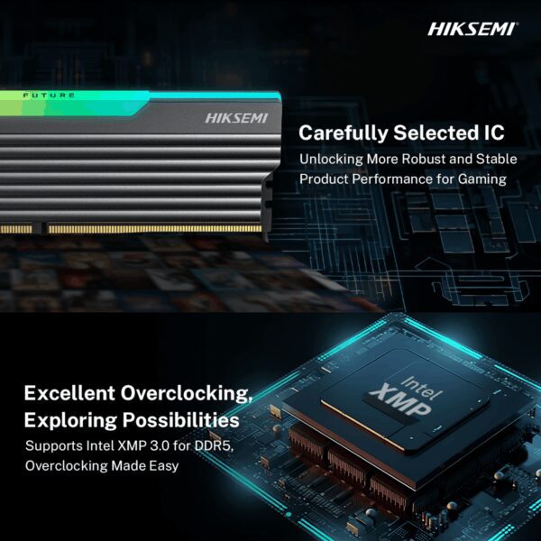 HSC416U36C5-8G2 Hiksemi Future RGB 16GBKIT 2x8GB 3600MHz wr 05 Hiksemi Future RGB 16GBKIT (2x8GB) 3600MHz DDR4 Desktop Gaming Memory Black