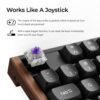 K10H-F1 Keychron-K10-HE-RDg-Wireless-Keyboard-Blk wr 04 Keychron K10 HE 100% Wireless Magnetic Gaming Keyboard Nebula Switches – Black