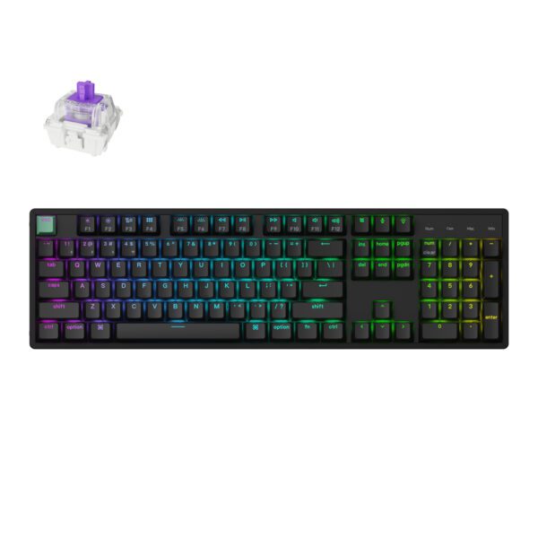 K10H-J1 Keychron-K10-HE-100-Hot-Swap-Gateron-Dbl-Rail-Nebula-Switch-RGB-Wireless-Keyboard-–-Black wr 01a Keychron K10 HE 100% Hot-Swap Gateron Dbl-Rail Nebula Switch RGB Wireless Keyboard - Black