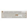 K10H-Q1 Keychron K10 HE 100 Hot-Swap Gateron Dbl wr 02 Keychron K10 HE Special Edition Full-size Hot-Swap Gateron Dbl-Rail Nebula Switch RGB Wireless Keyboard - White (Wood + Al)