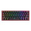 Redragon K616 FIZZ Pro 61-Key RGB Mechanical Gaming Keyboard – Black (60%, RGB, Wireless/Wired, Hot-Swappable)