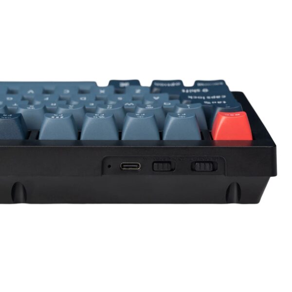 KEYCHRON-V1MAX-75-RED-GATJUP-RGB-WL-KB-wr-03 Keychron V1 Max QMK/VIA Wireless Custom Mechanical Keyboard | BANANA Switches – Black