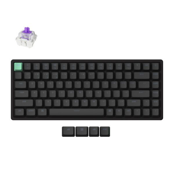 Keychron K2H-J1 wr 01a Keychron K2 HE Wireless Standard Magnetic Custom Keyboard | NEBULA Switch