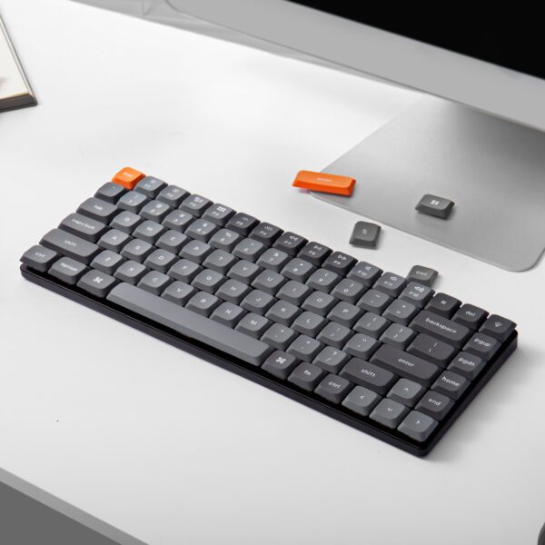 Keychron K3M-H1 wr 03a Keychron K3 Max QMK/VIA Wireless 75% Custom Mechanical Keyboard | RED Switches