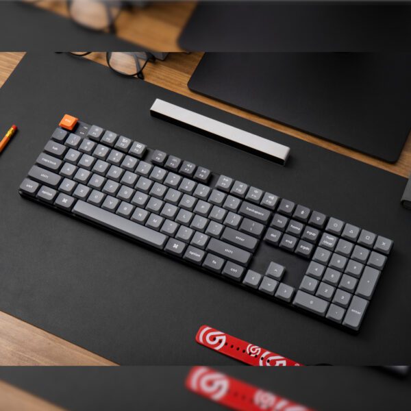 Keychron K5M-H3 wr 04a Keychron K5 Max QMK/VIA Full-sized Wireless Custom Mechanical Keyboard | BROWN Switches