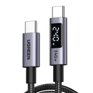 UGREEN 240W USB Type-C Cable with LED Display 1M