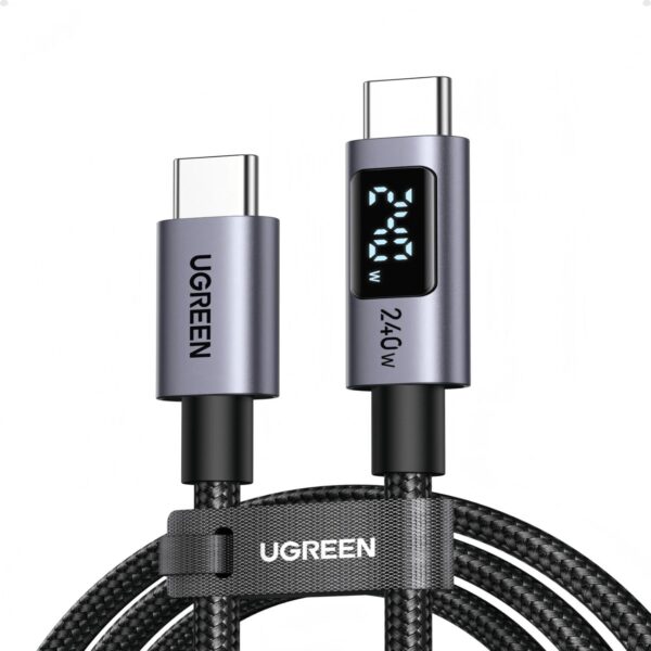 UGREEN 240W USB Type-C Cable with LED Display 1M