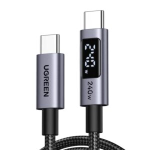 UGREEN 240W USB Type-C Cable with LED Display 2M