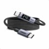L530-65867 UGREEN 240W USB Type-C Cable with LED Di wr 02 UGREEN 240W USB Type-C Cable with LED Display 2M