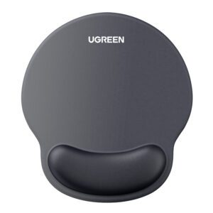 UGREEN LP668 Ergonomic Mousepad with Wrist Rest (220 x 245 mm) - Black