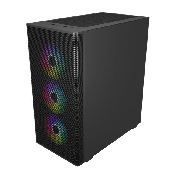 FSP M220 ATX Mid Tower Gaming Chassis - Black
