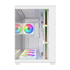 M341-WA FSP M341 ATX Dual Chamber Mid Tower Gami wr 02 FSP M341 ATX Dual Chamber Mid Tower Gaming Chassis - White