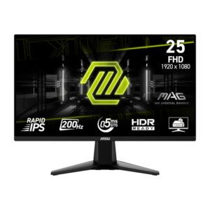 MSI MAG 255F E20 25" FHD 200Hz Rapid IPS Gaming Monitor