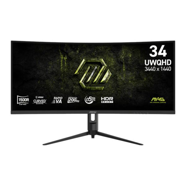 MSI MAG 342CQRF E20 34" UWQHD 200Hz VA Curved Gaming Monitor