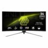 MSI MAG345CQR 34" Curved Gaming Monitor 3440x1440 (UWQHD) VA 1ms 180Hz