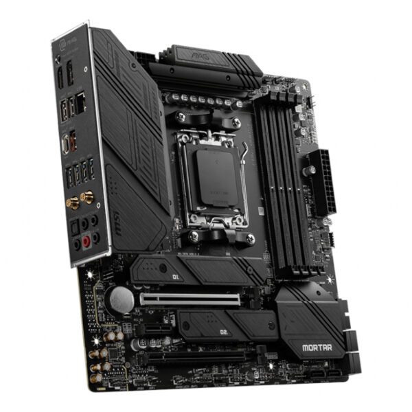 MAGB650MMORTARWIFI wr 04a MSI MAG B650M MORTAR WIFI AMD AM5 mATX Gaming Motherboard