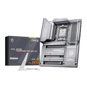 MAGX870ETOMAHAWKMAXWIFIPZ MSI-MAG-X870E-TOMAHAWK-MAX-WIFI-PZ-AM5-ATX-Motherboard wr 01a MSI MAG X870E TOMAHAWK MAX WIFI PZ AM5 ATX Motherboard