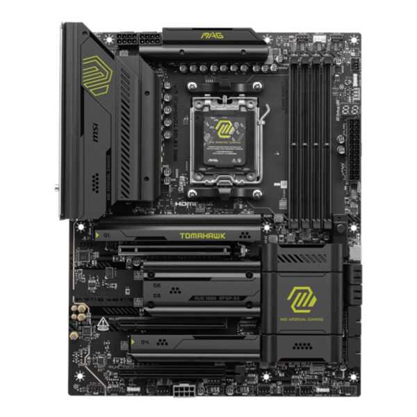 MAGX870ETOMAHAWKWIFI MSI-X870E-TOMHWK-WIFI-AM5-ATX-4X-DDR5 wr 02 MSI MAG X870E TOMAHAWK WIFI AM5 ATX DDR5 Gaming Motherboard