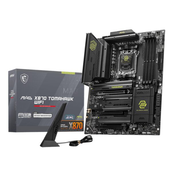MAGX870TOMAHAWKWIFI wr 01 MSI MAG X870 TOMAHAWK WIFI AM5 ATX Gaming Motherboard
