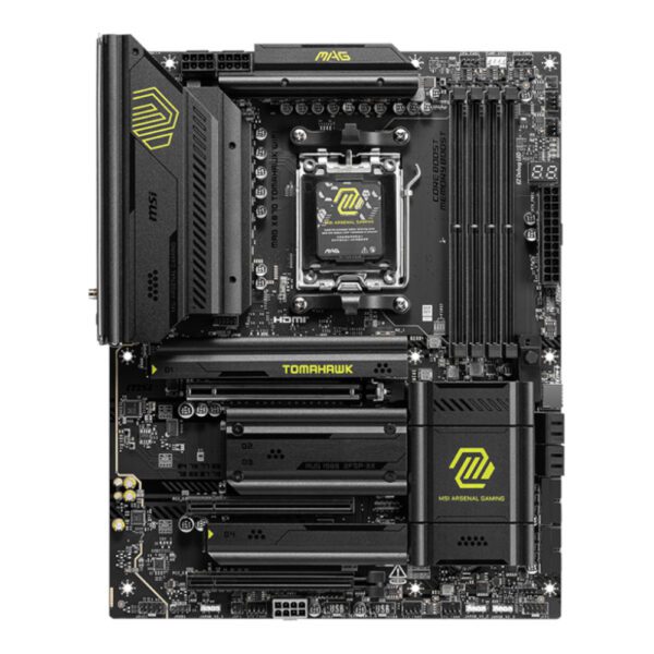 MAGX870TOMAHAWKWIFI wr 02 MSI MAG X870 TOMAHAWK WIFI AM5 ATX Gaming Motherboard