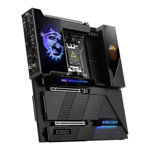 MEGX870EGODLIKE-WR-04 MSI MEG X870E GODLIKE E-ATX AM5 Motherboard with Wi-Fi 7