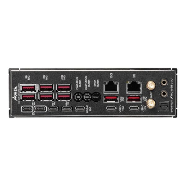 MEGX870EGODLIKE-WR-05 MSI MEG X870E GODLIKE E-ATX AM5 Motherboard with Wi-Fi 7
