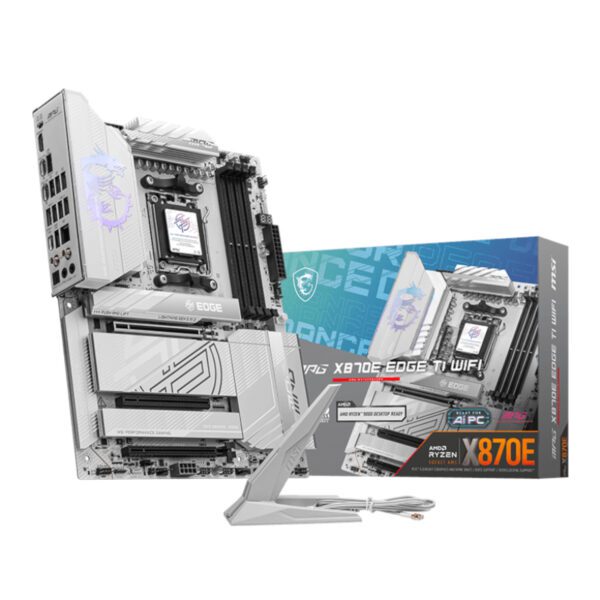 MPGX870EEDGETIWIFI MSI-X870E-EDGE-TI-WIFI-AM5-ATX-4X-DDR5 wr 01 MSI MPG X870E EDGE TI WIFI AM5 ATX DDR5 Gaming Motherboard