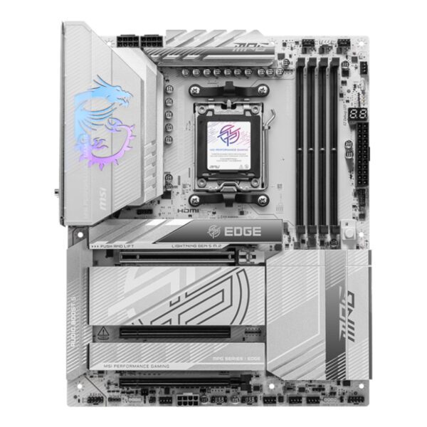 MPGX870EEDGETIWIFI MSI-X870E-EDGE-TI-WIFI-AM5-ATX-4X-DDR5 wr 02 MSI MPG X870E EDGE TI WIFI AM5 ATX DDR5 Gaming Motherboard