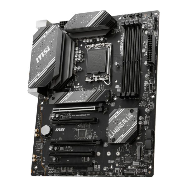 MSI B760GAMINGPLUSWIFI wr 03a MSI B760 GAMING PLUS WIFI DDR5 LGA1700 ATX Motherboard