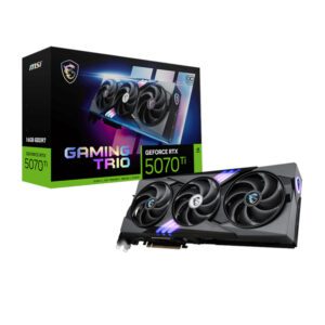 MSI RTX5070TIGAMINGTRIOOCPLUS wr 01a MSI GeForce RTX 5070 Ti GAMING TRIO OC PLUS 16G Graphics Card