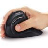 UGREEN Multi-Mode Vertical Mouse Bluetooth and 2.4G Wireless–Black