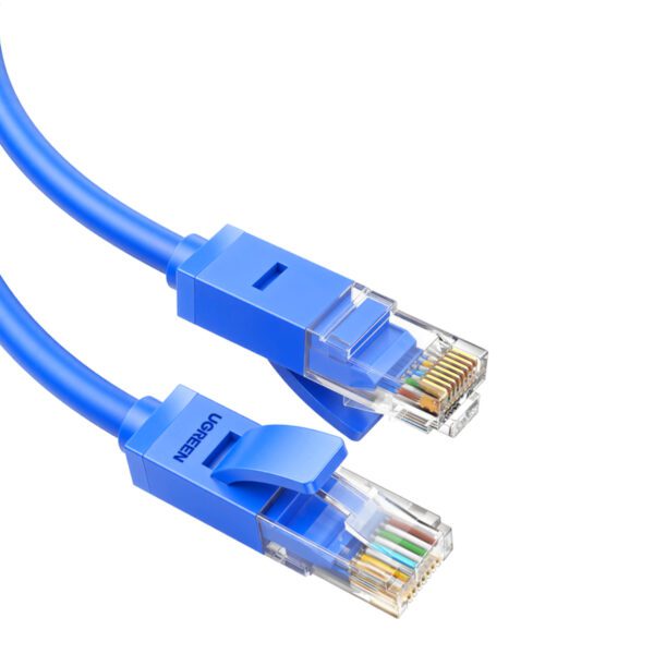 NW102-11201 UGREEN-Cat6-UTP-Flat-Ethernet-Blue-Cable-1-Metre wr 01a UGREEN Cat6 UTP Flat Ethernet Blue Cable - 1 Metre