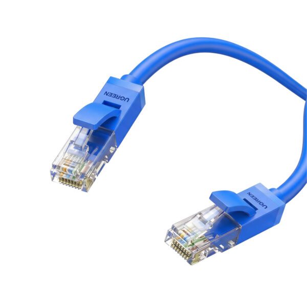 NW102-11201 UGREEN-Cat6-UTP-Flat-Ethernet-Blue-Cable-1-Metre wr 02a UGREEN Cat6 UTP Flat Ethernet Blue Cable - 1 Metre
