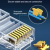 UGREEN Cat6 RJ45 Modular Plugs (50 Pcs)–Transparent with Gold Contacts