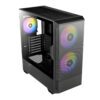Antec NX416L ATX | Micro-ATX | ITX ARGB Mid-Tower Gaming Chassis - Black