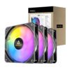 Antec P12 ARGB 120 PWM Case Fan 3 Pack - Black