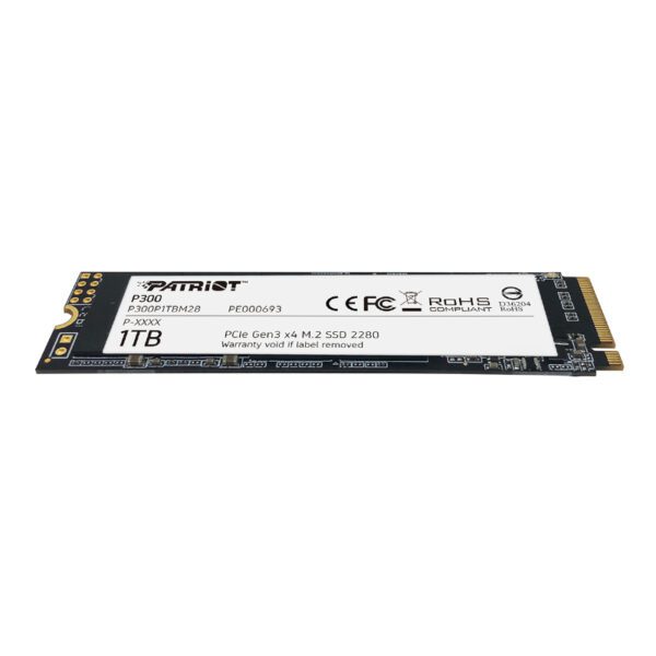 P300P1TBM28 wr 03 Patriot P300 1TB M.2 PCIe NVMe SSD