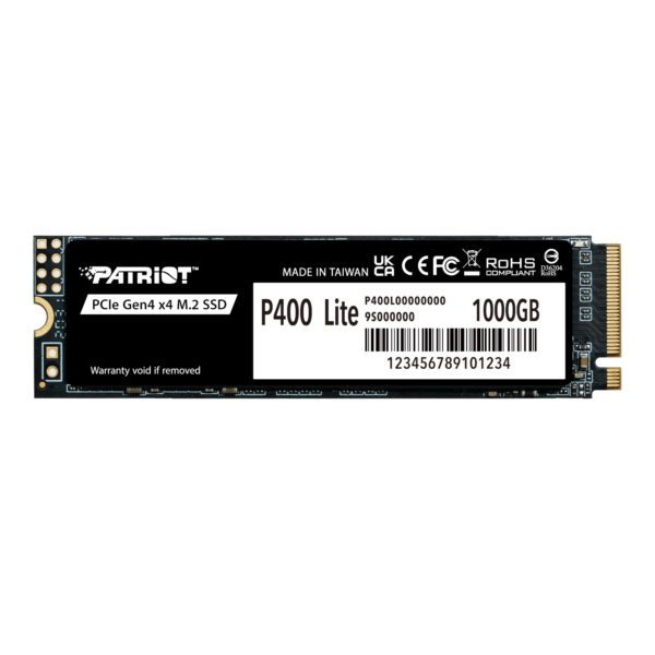 P400LP1KGM28H Patriot-P400-Lite-1TB-M.2-PCIe-Gen-4-x4-NVMe-SSD wr 01 Patriot P400 Lite 1TB M.2 PCIe Gen 4 x4 NVMe SSD