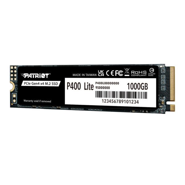 P400LP1KGM28H Patriot-P400-Lite-1TB-M.2-PCIe-Gen-4-x4-NVMe-SSD wr 03 Patriot P400 Lite 1TB M.2 PCIe Gen 4 x4 NVMe SSD