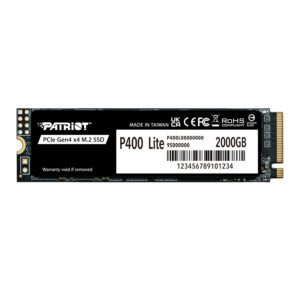 P400LP2KGM28H Patriot-P400-Lite-2TB-M.2-PCIe-Gen-4-x4-NVMe-SSD wr 01 Patriot P400 Lite 2TB M.2 PCIe Gen 4 x4 NVMe SSD