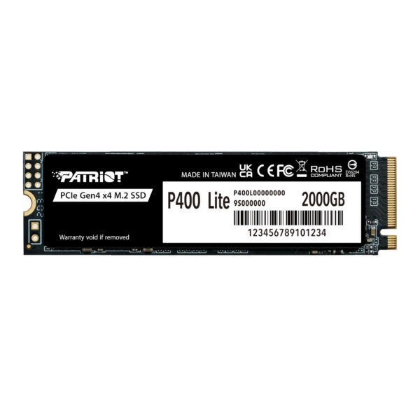 Patriot P400 Lite 2TB M.2 PCIe Gen 4 x4 NVMe SSD