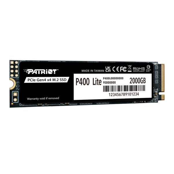 Patriot P400 Lite 2TB M.2 PCIe Gen 4 x4 NVMe SSD