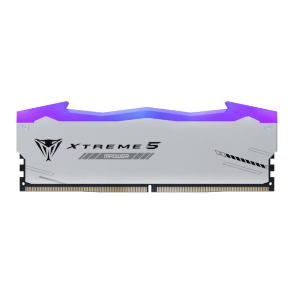 PATRIOT PVXR532G60C30KM wr 03a Patriot Viper Xtreme 5 RGB MPower 32GB 6000MHz DDR5 Desktop Gaming Memory Kit - Silver